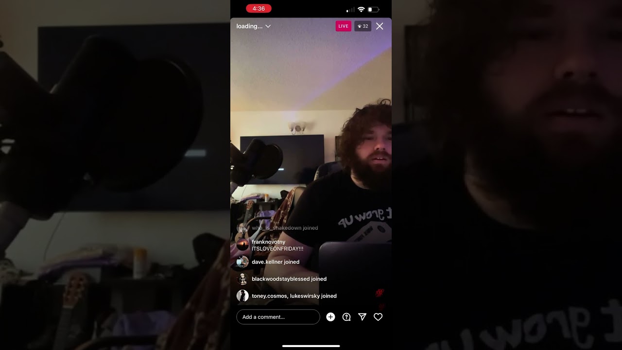 Bobby Raps going off on IG live
