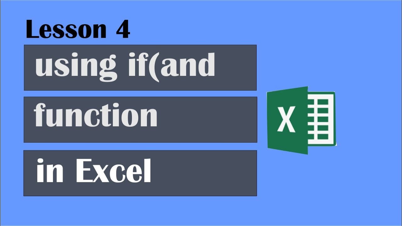 Using If(and function in Excel