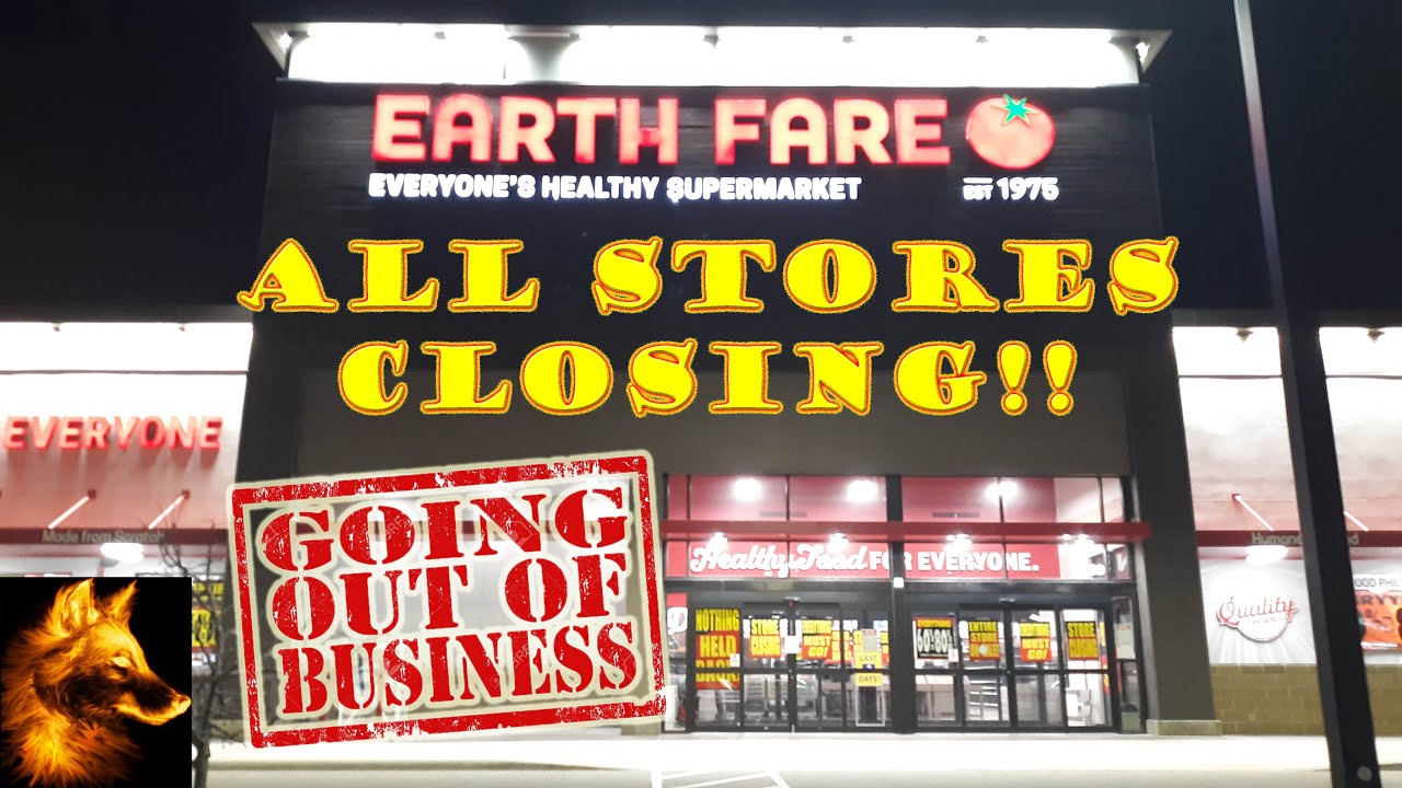 Earth Fare CLOSES ALL STORES | Retail Apocalypse Continues...