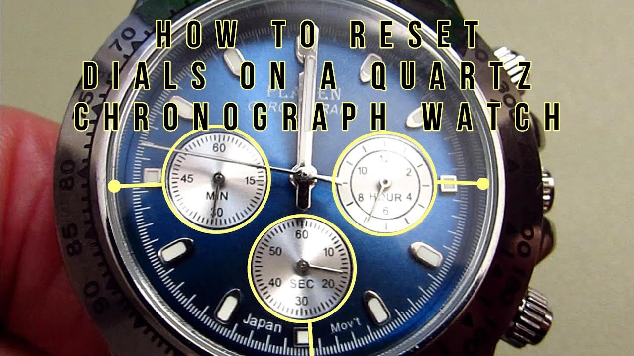Quartz Watch Chronograph Reset Hack.