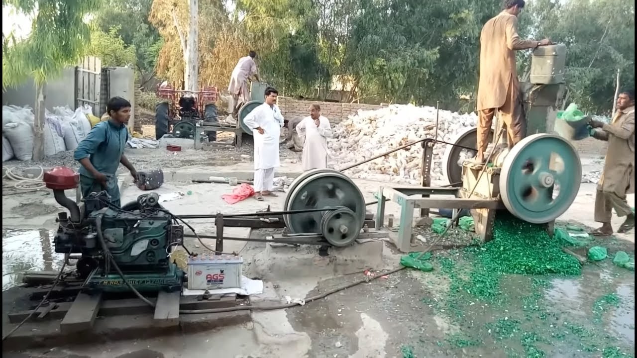 Pet bottle crushing machine | plastic recycling
