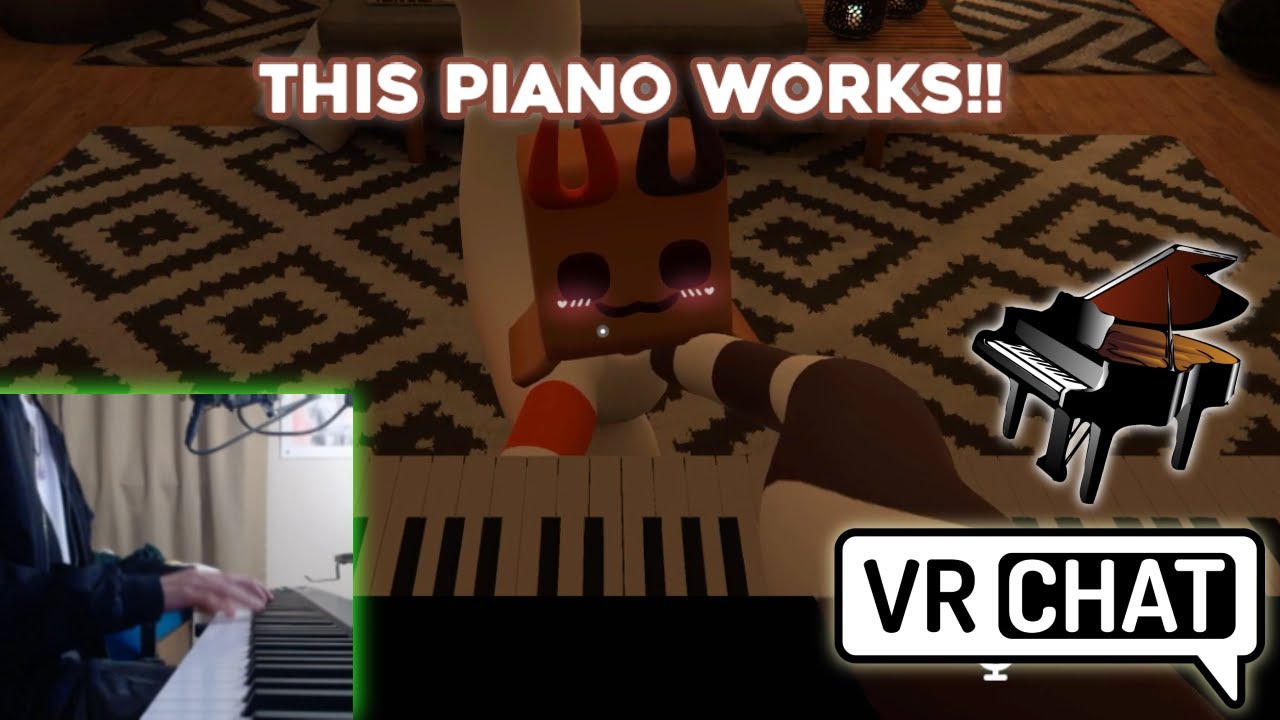 THIS PIANO PLAYS WITH ME VIRTUALLY!! | VRChat Piano Moments