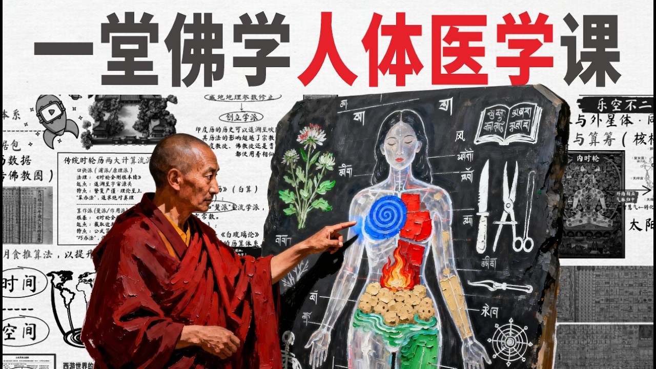 藏医是怎么给老百姓看病的？人类对疾病的认知，是如何一步步祛魅的？｜曼仁巴｜《四部医典》｜佛医｜隆赤巴培根｜五大源｜地水火风空｜云丹贡布｜原始巫术｜巫医｜药师殿【P29】