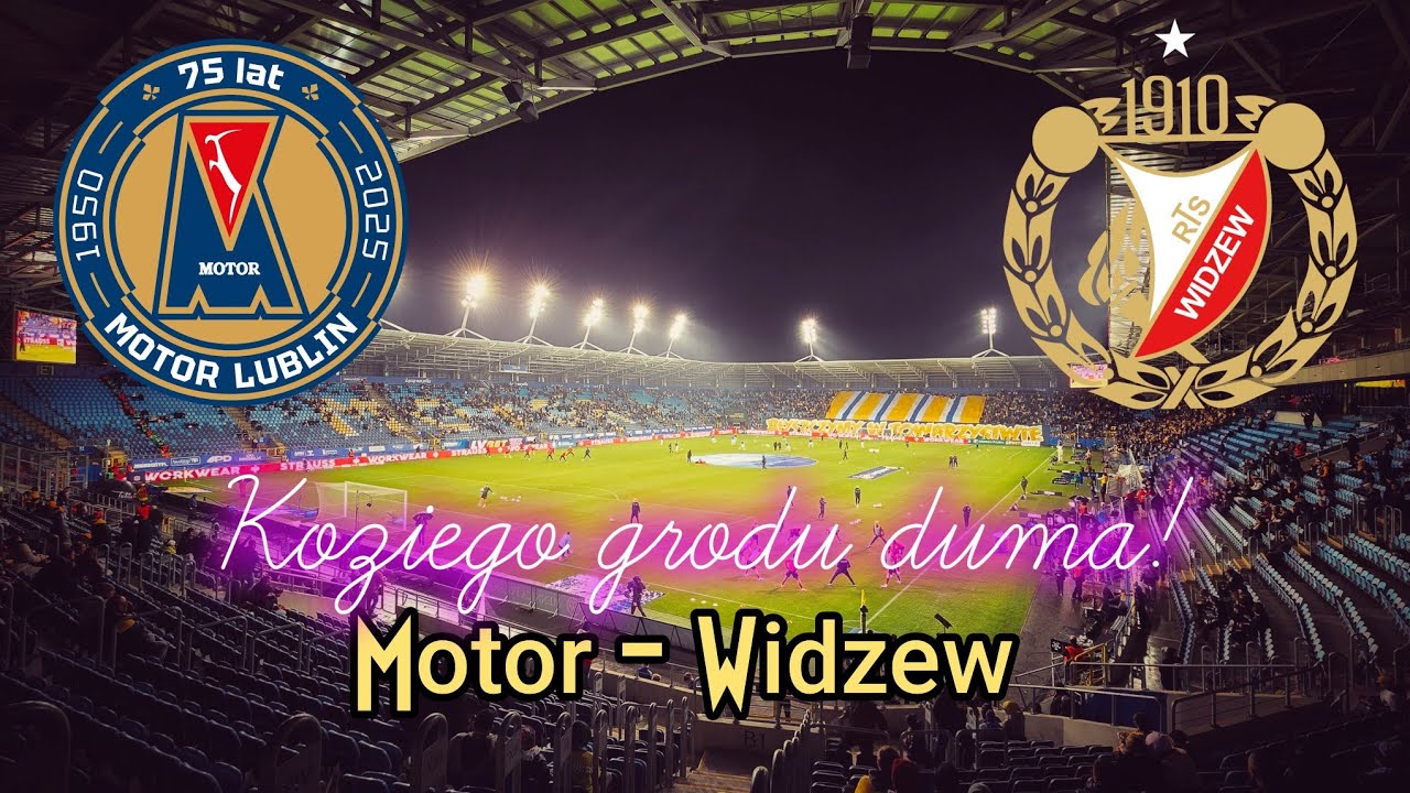 Hymn Motoru Lublin i Oprawa meczowa 💛🤍💙 Motor - Widzew