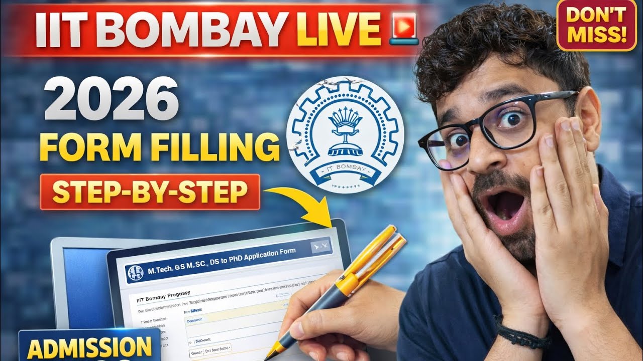 IIT Bombay MTech/MS Form Filling 2026 | Step-by-Step Guide | GATE 2026