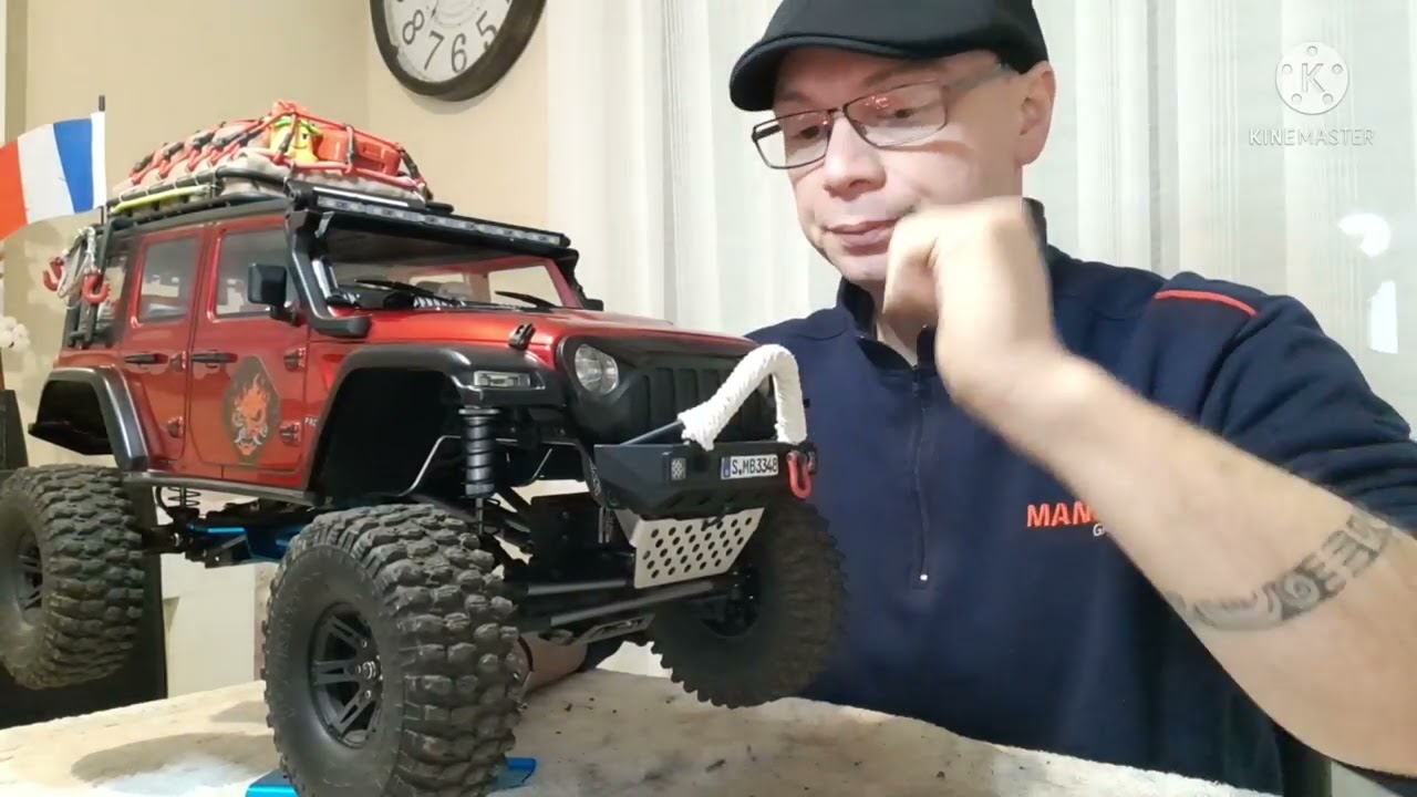 Crawler rc scale absima sherpa cr3.4 pro modification test 2ème partie