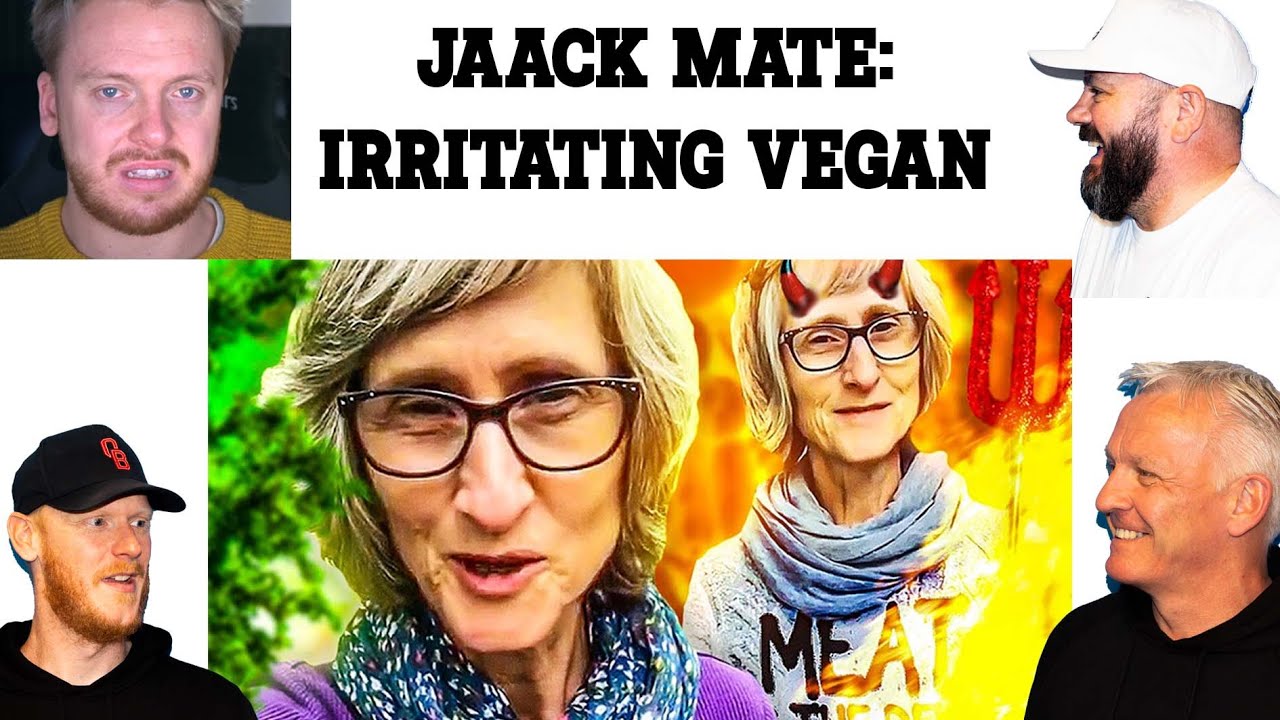 JaackMaate - Meet The Internet's Most IRRITATING Vegan REACTION!! | OFFICE BLOKES REACT!!