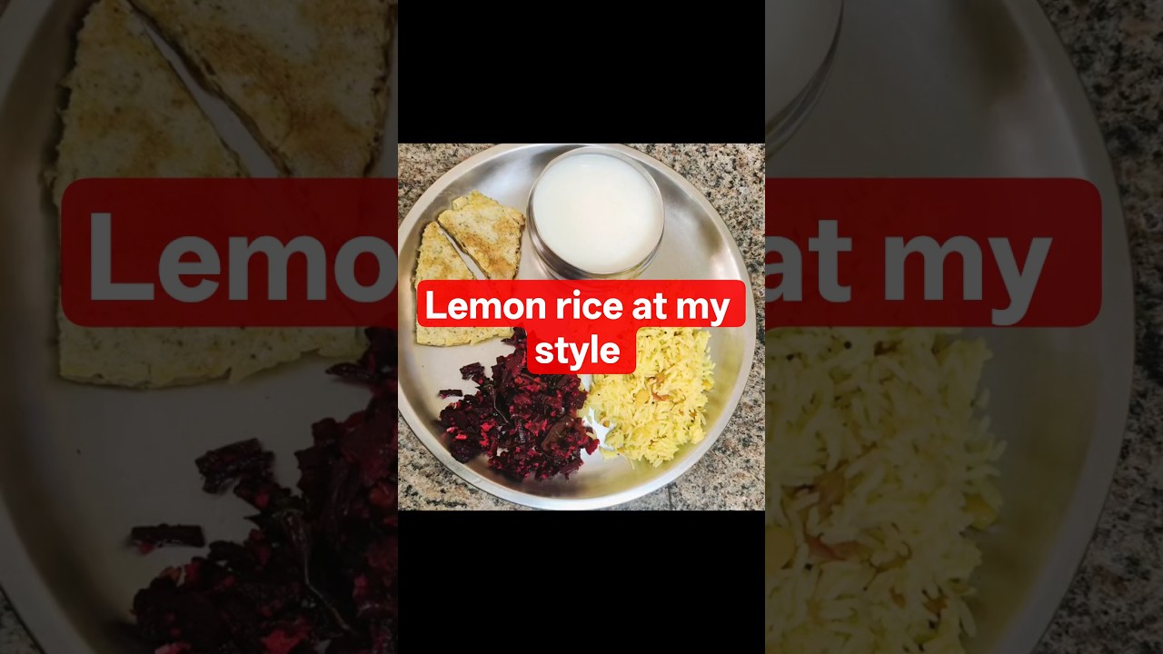 Lemon rice at mystyle#food #cooking#recipe#viral#tasty#foodie #easyrecipe#yummy#best #easy#tamil