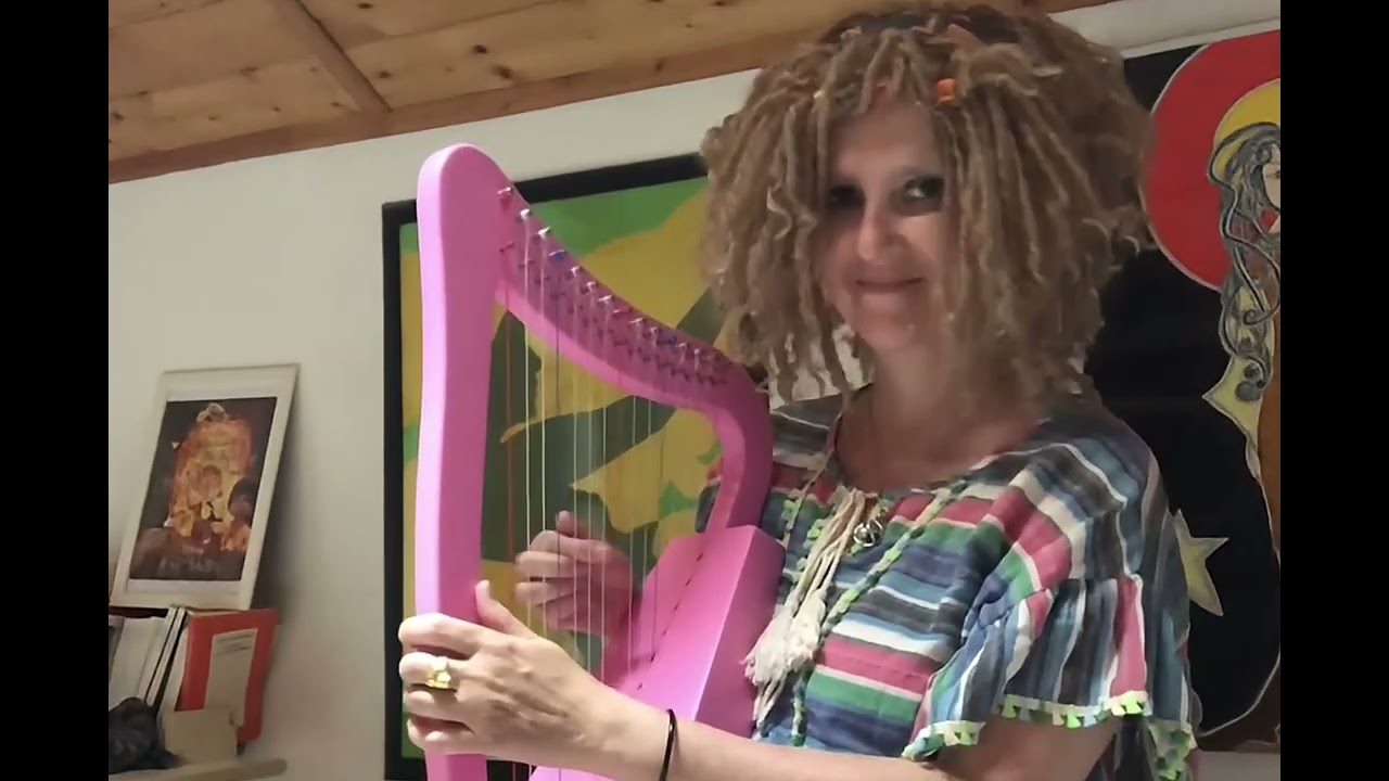 🌹La tarantella di Marilyn🌹#enricamerlow #EnricaMerloLyre_Harp #celticharp 