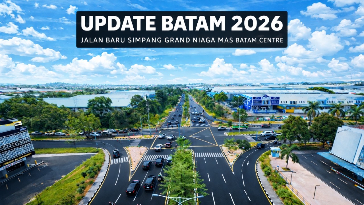UPDATE BATAM 2026  Jalan Baru Batam Centre Simpang Grand Niaga Mas Makin Ramai!