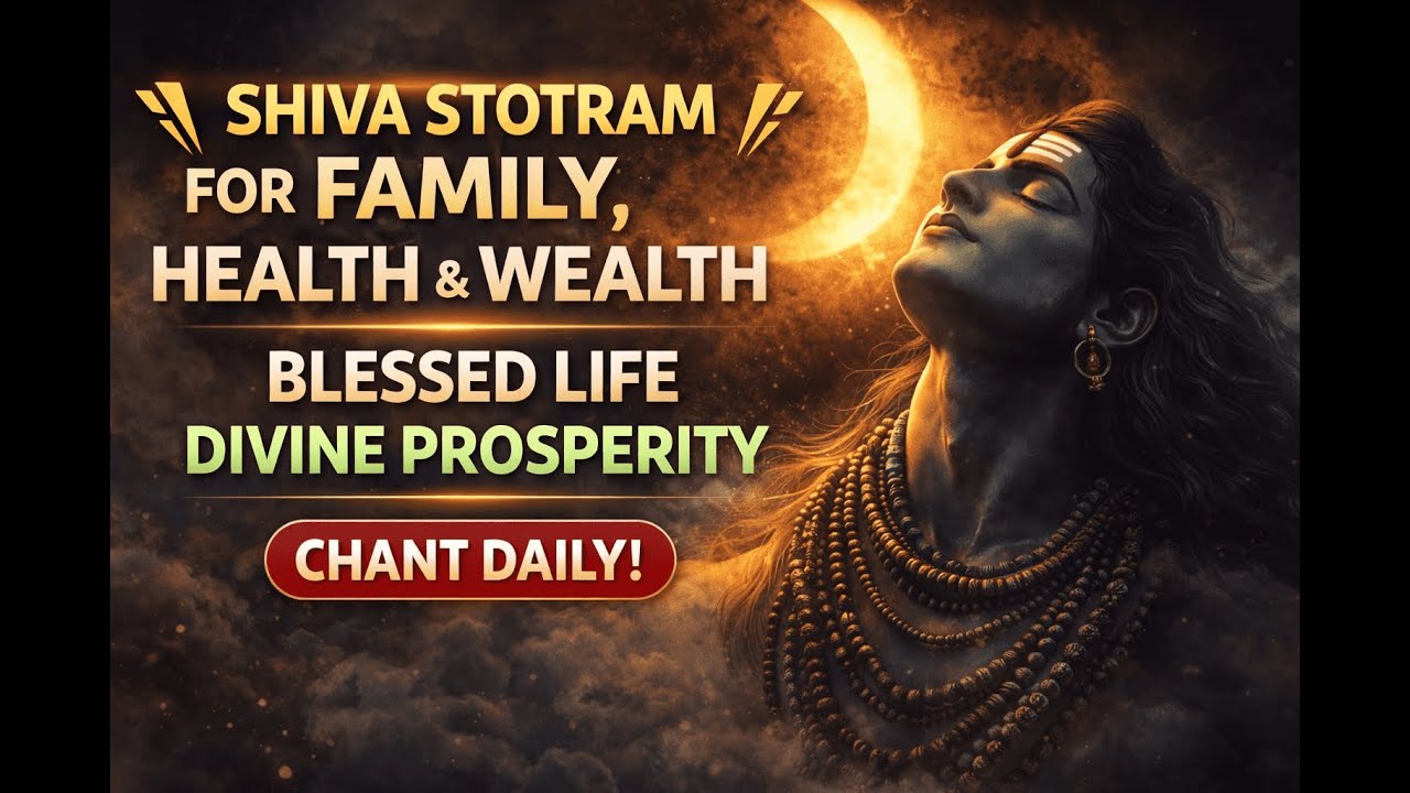 Shiva Strotam for Family, Health & Wealth | Powerful Protection & Prosperity Chant