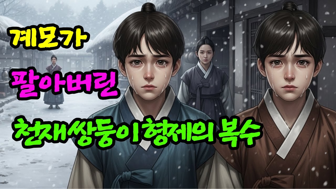 계모가 팔아버린 천재 쌍둥이 형제의 복수 | 야담 민화 옛날이야기 오디오북 수면동화 잠잘때듣는 이야기