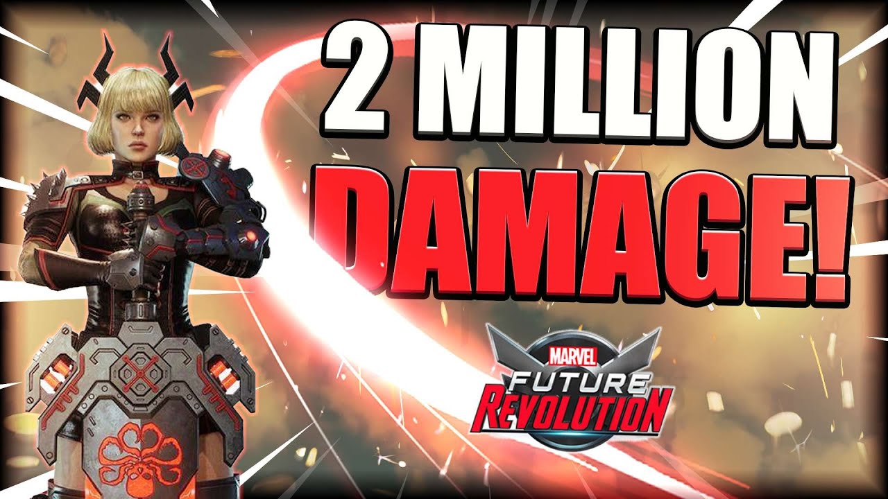 ONE SKILL DOES OVER 2 MILLION DAMAGE! Marvel Future Revolution