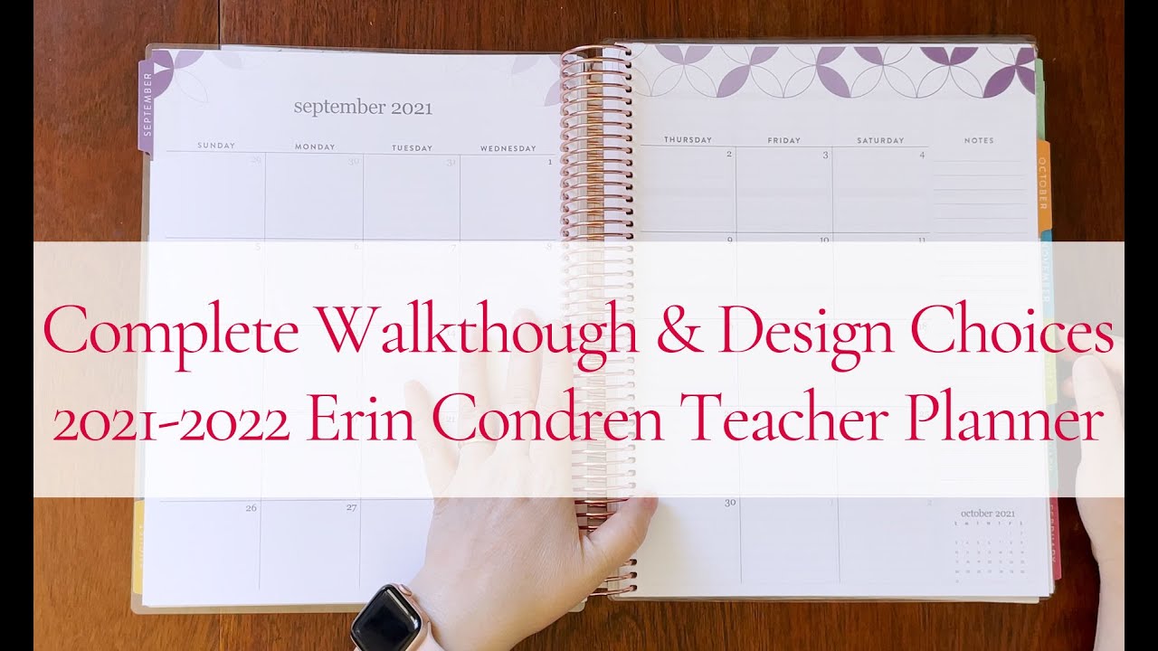 *NEW* 2021-2022 Erin Condren Teacher Lesson Planner Full Walkthrough and Options