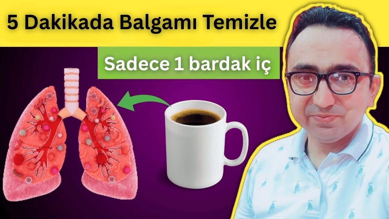 Sadece BİR FİNCAN Anında Sinüsleri ve Akciğerlerdeki Balgamı Temizler