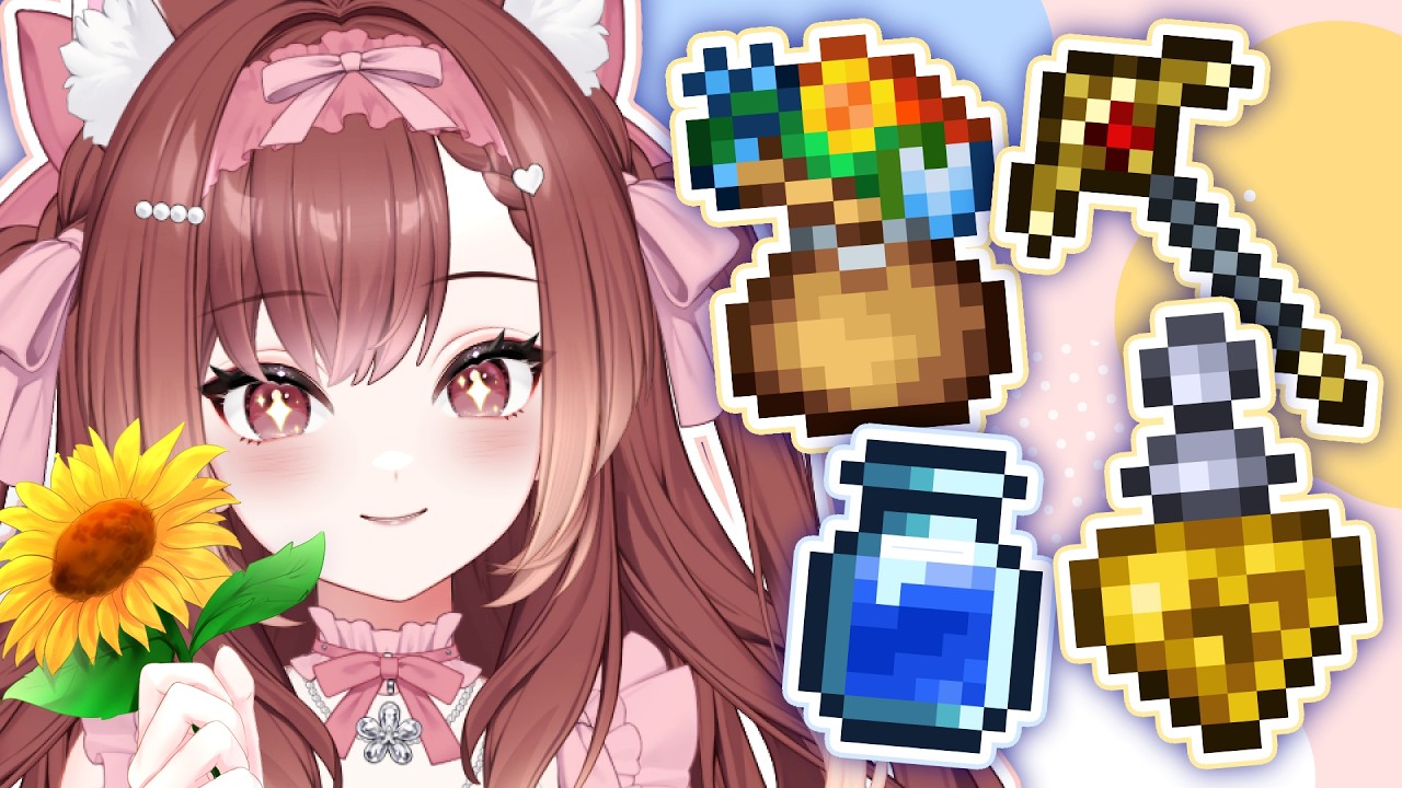 LET'S GO GAMBLIN- I MEAN GARDENING!!| Terraria Mage Progression ♡ 【VTuber】
