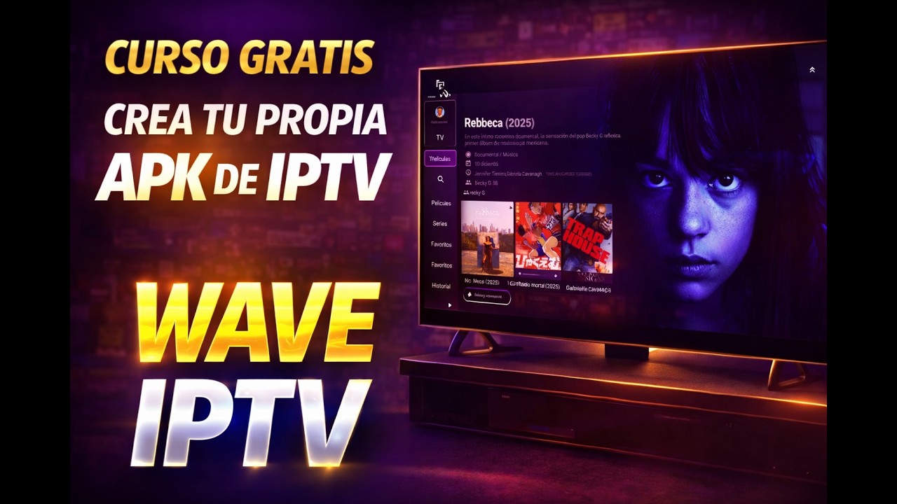CREA TUS PROPIAS APKS DE IPTV FACILMENTE (2026) WAVE IPTV