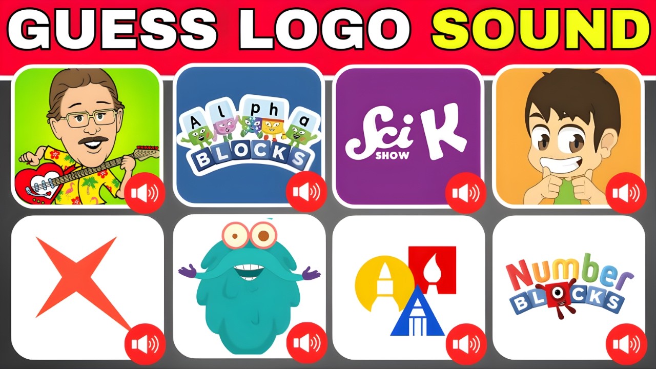 Guess The Kids Educational YouTube Channel Logo Sound | Quiz 2026