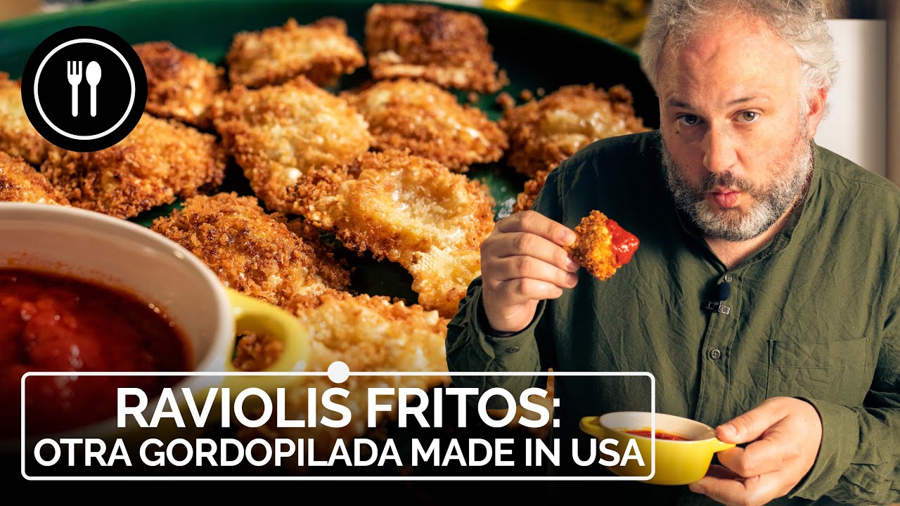 Prepara estos RAVIOLIS FRITOS CRUJIENTES con PANKO
