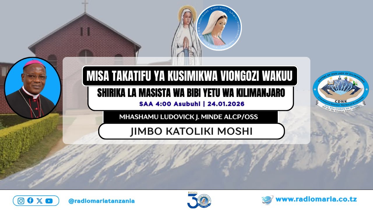 #LIVE || MISA TAKATIFU YA KUSIMIKA VIONGOZI WAKUU WA SHIRIKA (CDNK) HURUMA CONVENTI, ROMBO - MOSHI