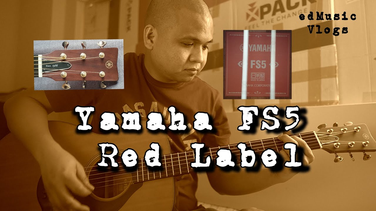 Yamaha FS5 Red Label #yamahaguitars #fs5 #redlabel