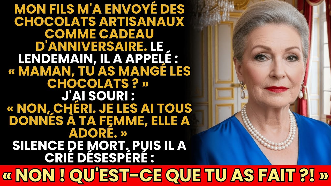 Mon Fils M’a Demandé Pour Les Chocolats… Quand J’ai Dit Que Je Les Ai Donnés à Sa Femme, Il a Crié.