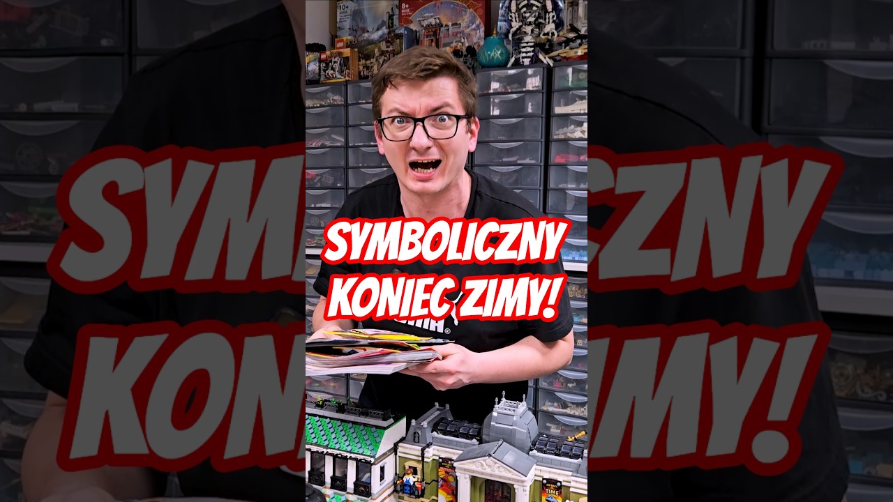 SYMBOLICZNY KONIEC ZIMY! ❄️ #winterbrick #batman