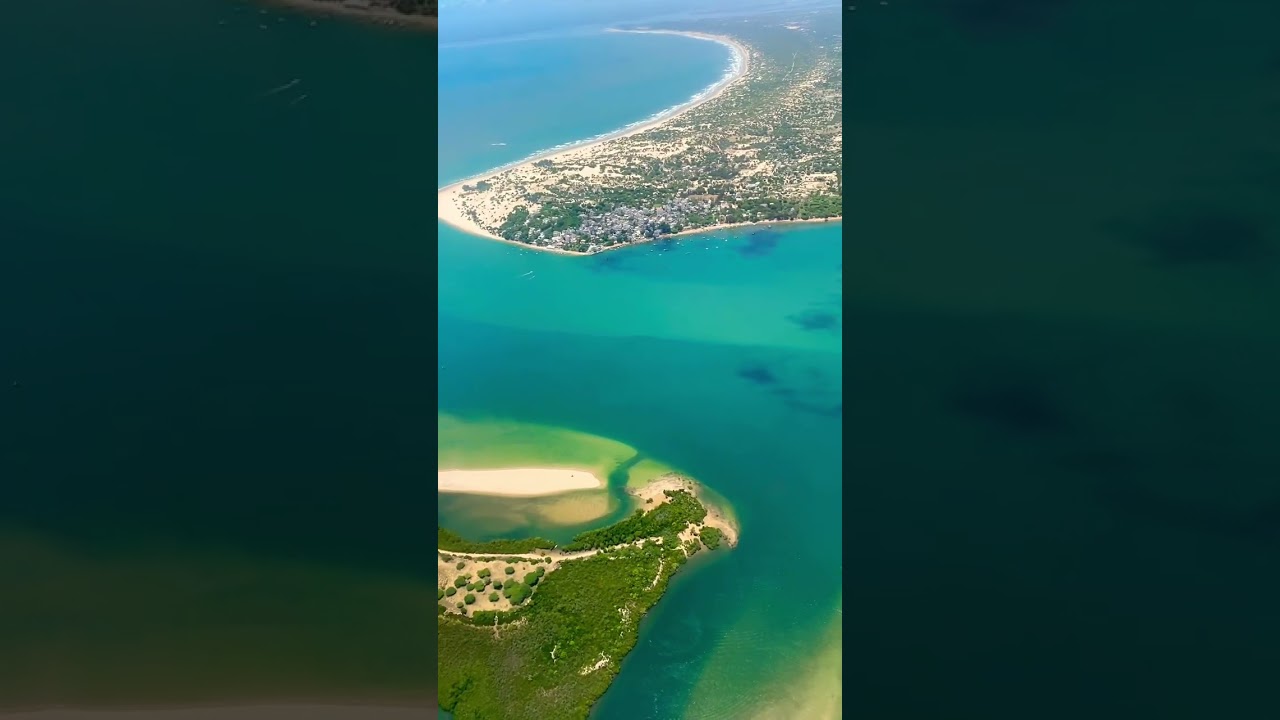 Shela from above #lamu #shela #kenyancoast #indianocean #swahili #beach #kenyabeaches #village