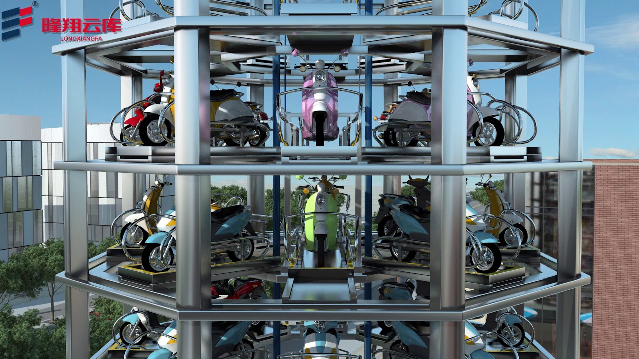 ELECTRIC-MOTORCYCLE AUTOMATIC PARKING SYSTEM