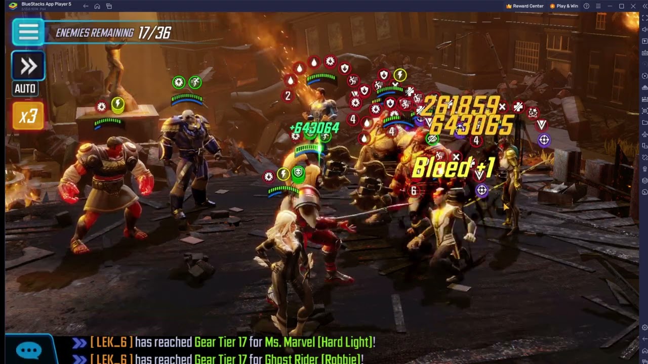 Marvel Strike Force - DD6 Node 15 playthrough - 2nd attempt.