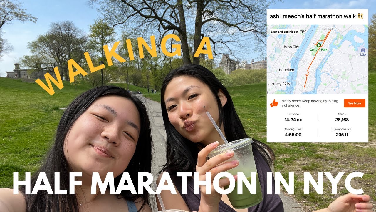 we walked a half marathon in nyc!