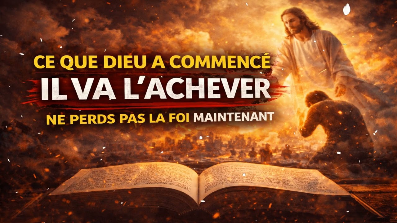 Ce que Dieu a commencé, Il va lachever  Ne perds pas la foi maintenant