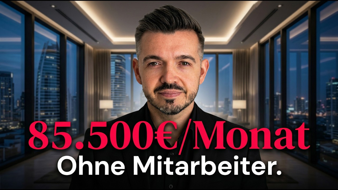 85.500 € Gewinn im Monat ohne Mitarbeiter: Mein exaktes KI-System enthüllt