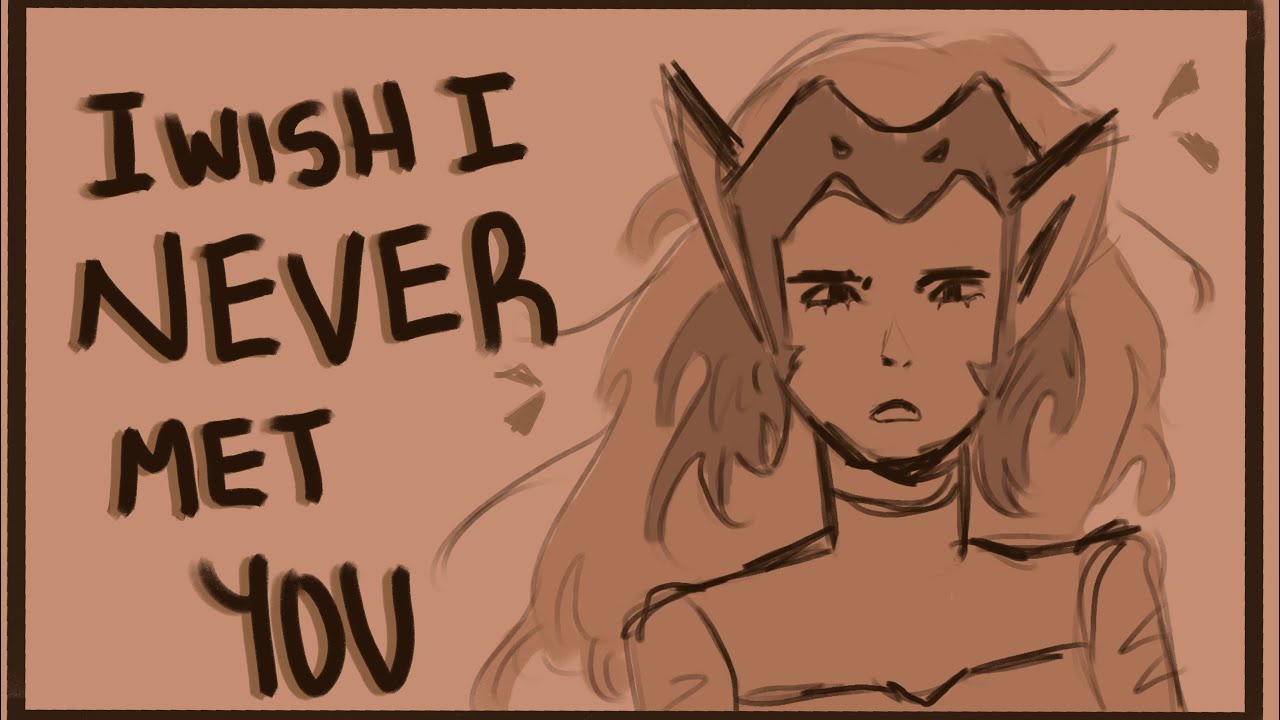 I WISH I NEVER MET YOU ANIMATIC| Song by: Babygirl| Catradora Animatic| She-ra animation