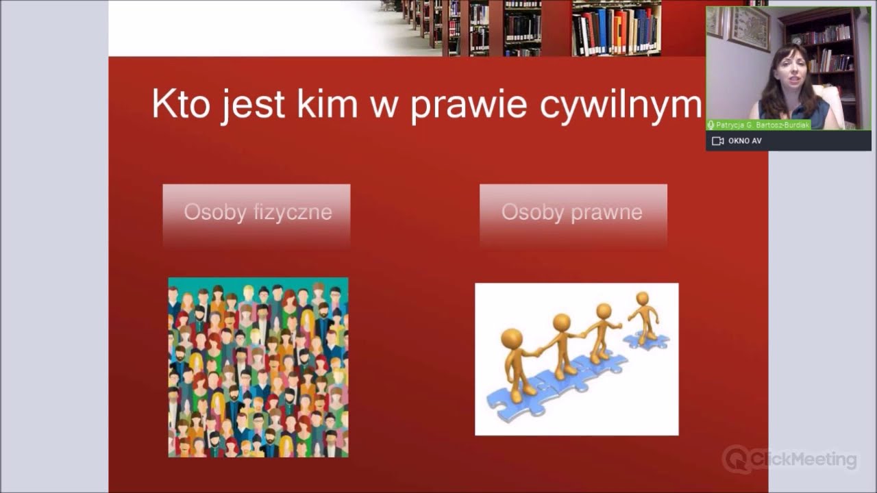 (młodzież) PRAWO CYWILNE - cz.ogólna  Kto jest kim w prawie (30min)
