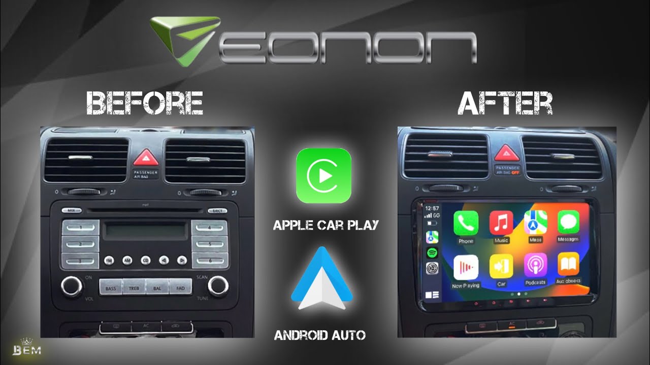 Обновление Apple Car Play и сенсорного радио Android от Eonon