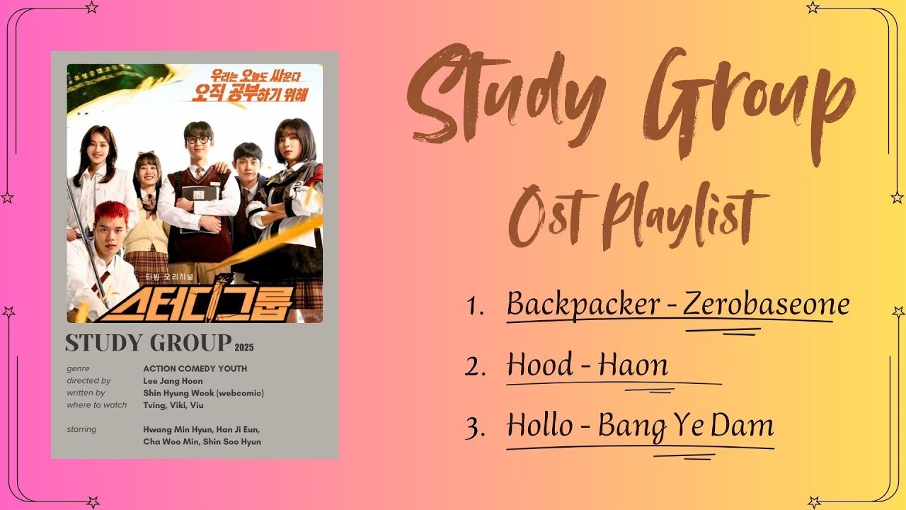 Study Group Ost Kdrama Playlist Rom/Indo Lyrics
