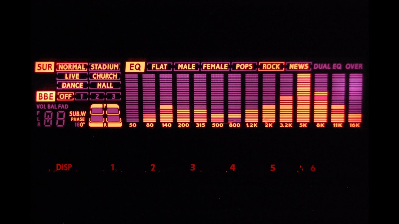Vintage Alpine ERA-G320 EQ Sound Field Processor Spectrum Analyzer