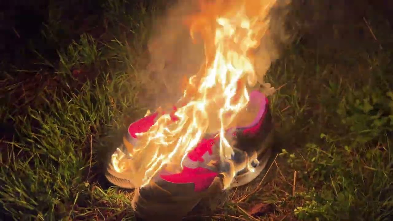 Burning adidas interplay cf k