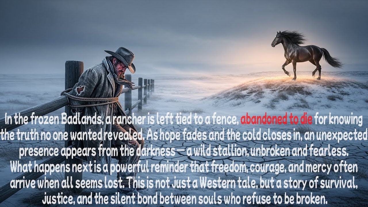 When a Wild Stallion Found a Tied Rancher in the Badlands, a Quiet Miracl