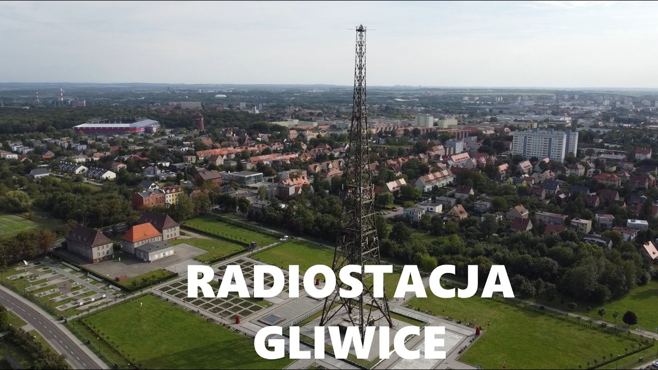 GLIWICE: Radiostacja z Drona 📡 Najwyższa Drewniana Wieża w Europie | Tallest Wooden Tower (Dron 4K)