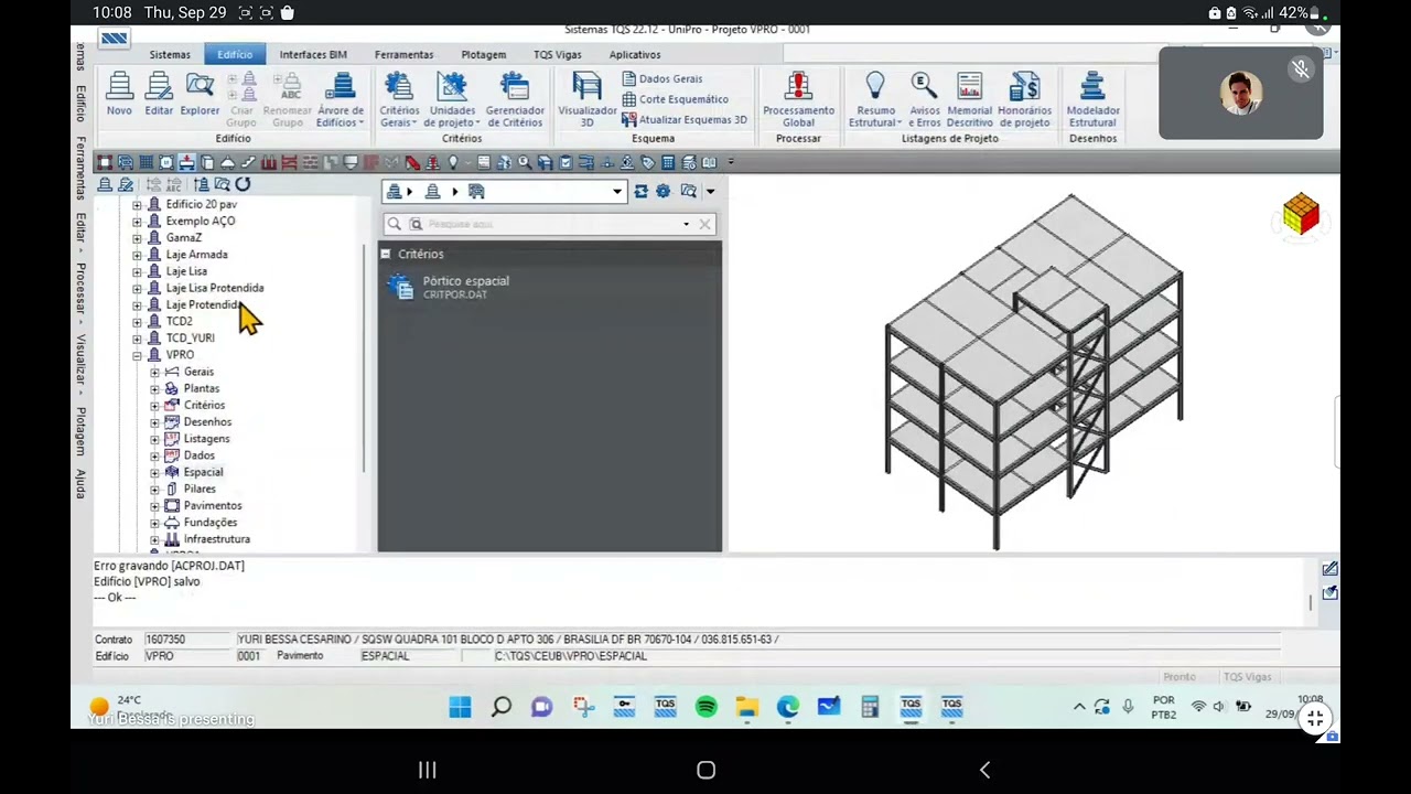 Vigas Protendidas com VPRO da TQS