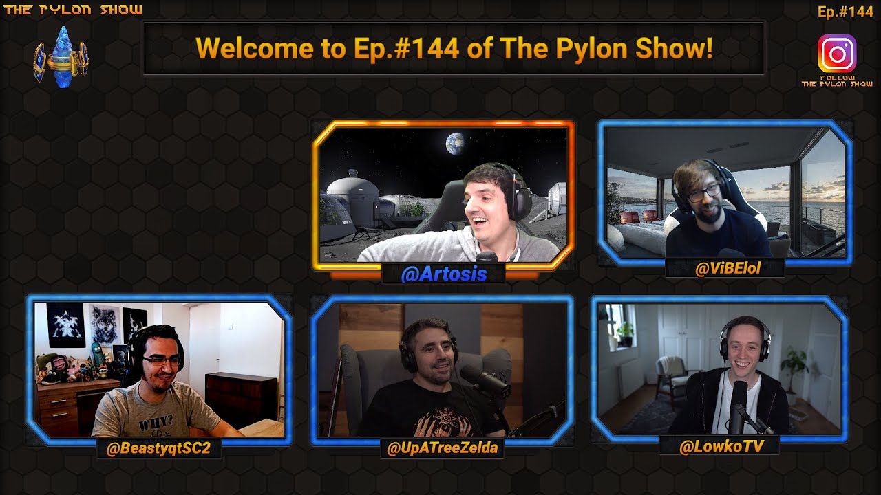 Lowko, ViBE, Beastyqt and UpATreeZelda join Artosis to chat about AoE4 on Ep.144 of ThePylonShow
