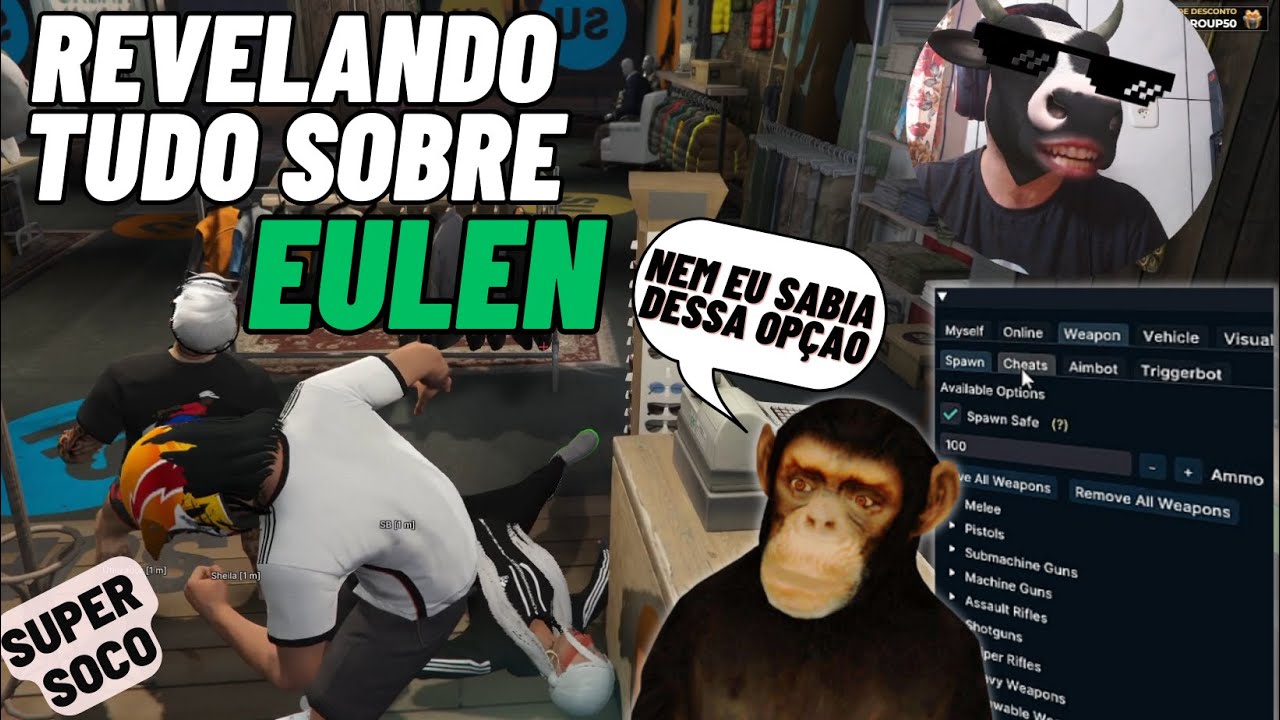 TUTORIAL DE COMO USAR O EULEN CHEATS SEM TOMAR BAN NO GTA RP 😎 EULEN TEM SUPER SOCO E VC N SABIA ? 👀