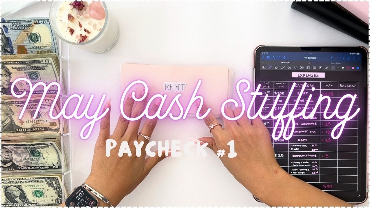 Cash Stuffing | May Paycheck #1 | Dave Ramsey Inspired | #budgeting #cashstuffing