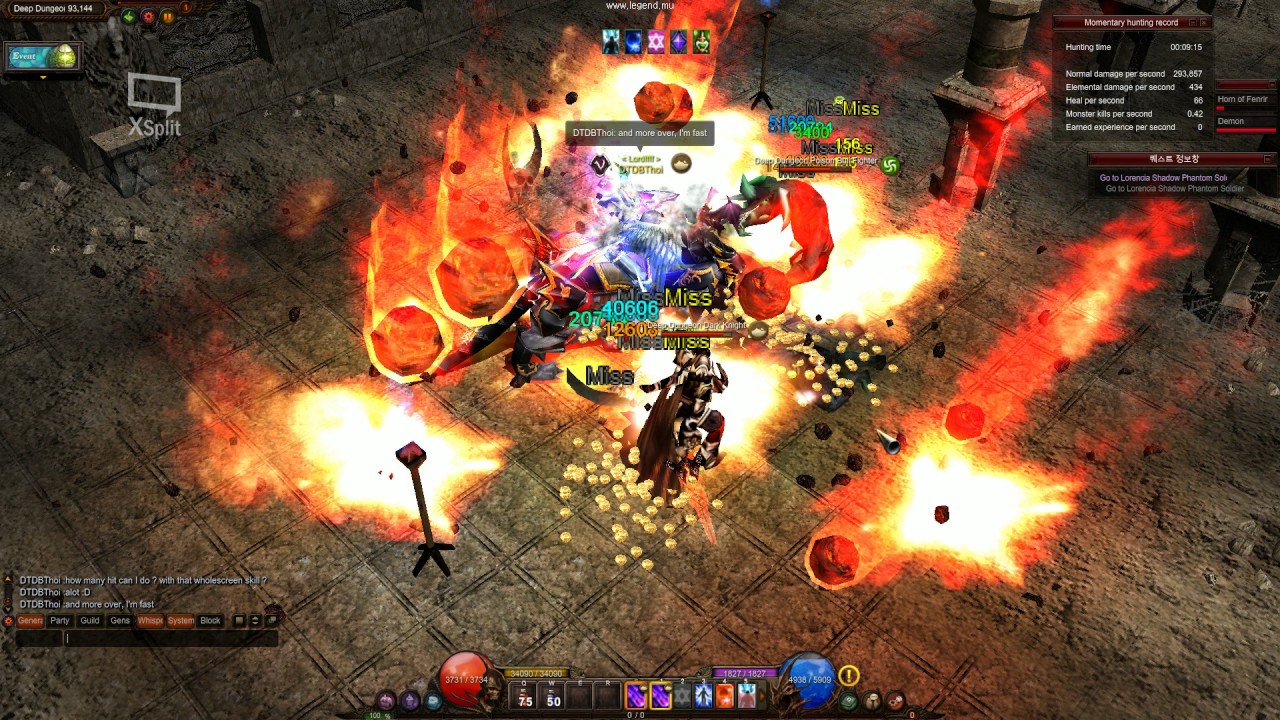 [Mu online season 12] Hybrid Soul Master / HSM - Goes well with No-cooldown Meteor Storm !