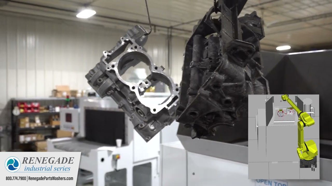 Renegade I-Series Top Load Spray Off Cabinet Washer