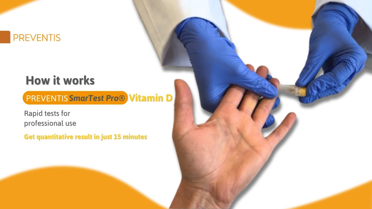 Quantitative Vitamin D Rapid Test – Professional Use | Preventis SmarTest Pro® Vitamin D