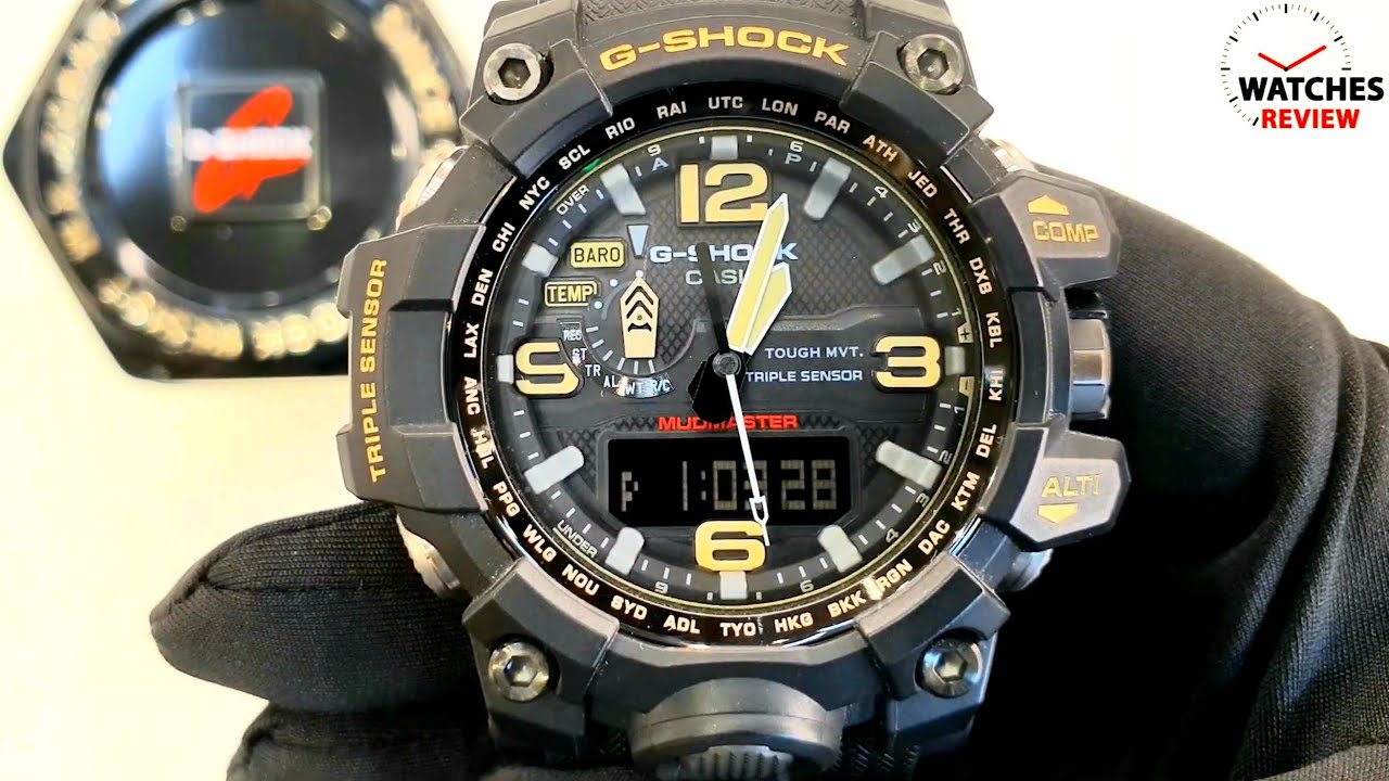 مراجعة كاملة و ظبط الساعة الجي شوك ماد مستر  full review and adjust g-shock mudmaster watch gwg-1000