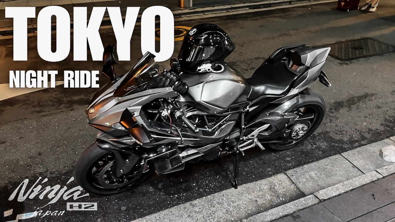 Tokyo Night Ride by Ninja H2 Episode 129/東京/Japan/Kawasaki Ninja H2【4K】Cyber punk